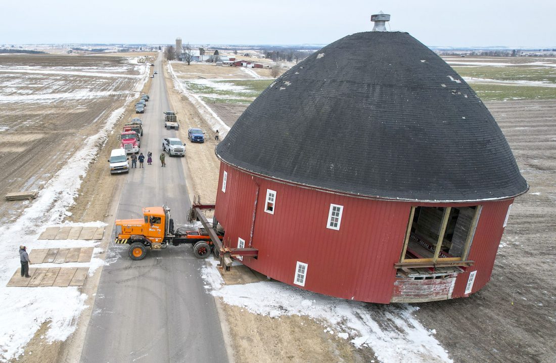Unique Wisconsin barn moved to fall attraction site News, Sports